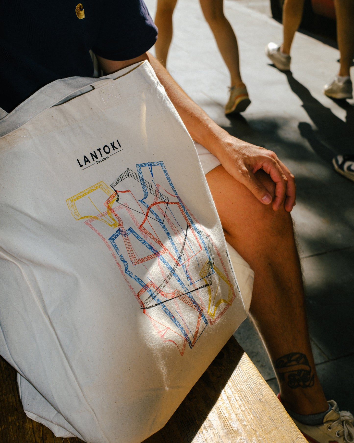 detalle estampado de patrones - Lantoki