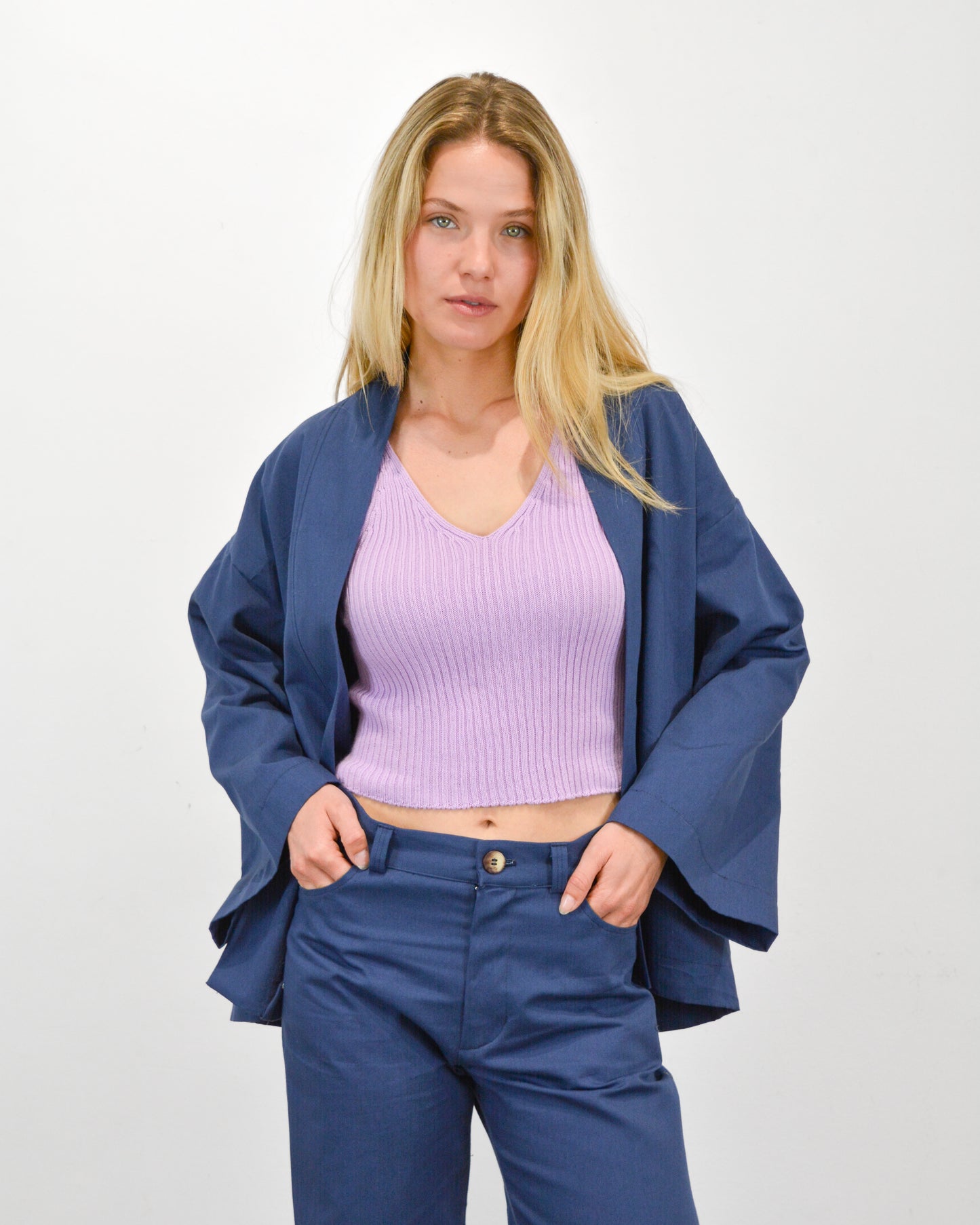 Kimono – patrón de costura PDF, vista frontal