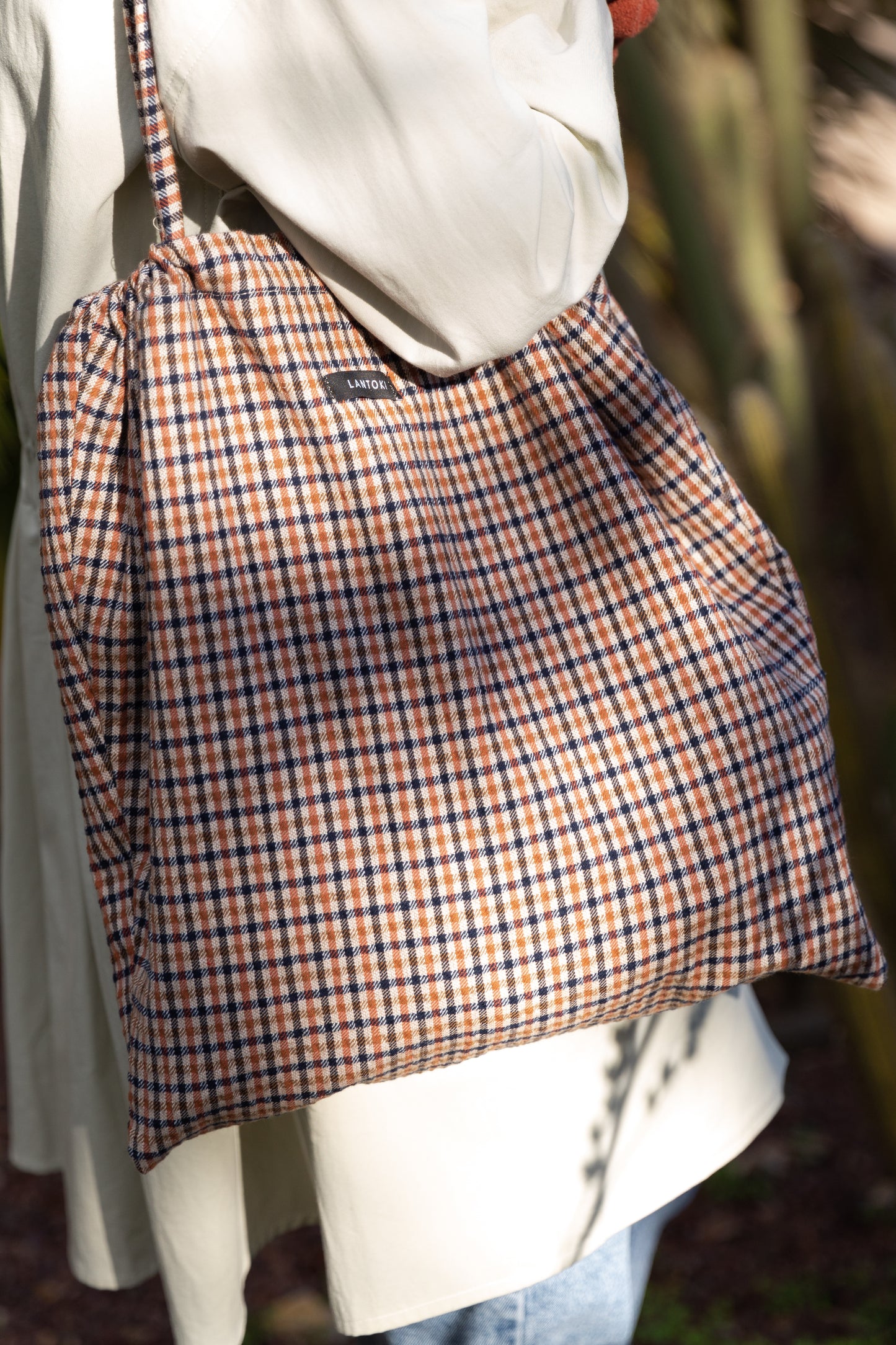 Bolso Sora – patrón de costura PDF, vista frontal