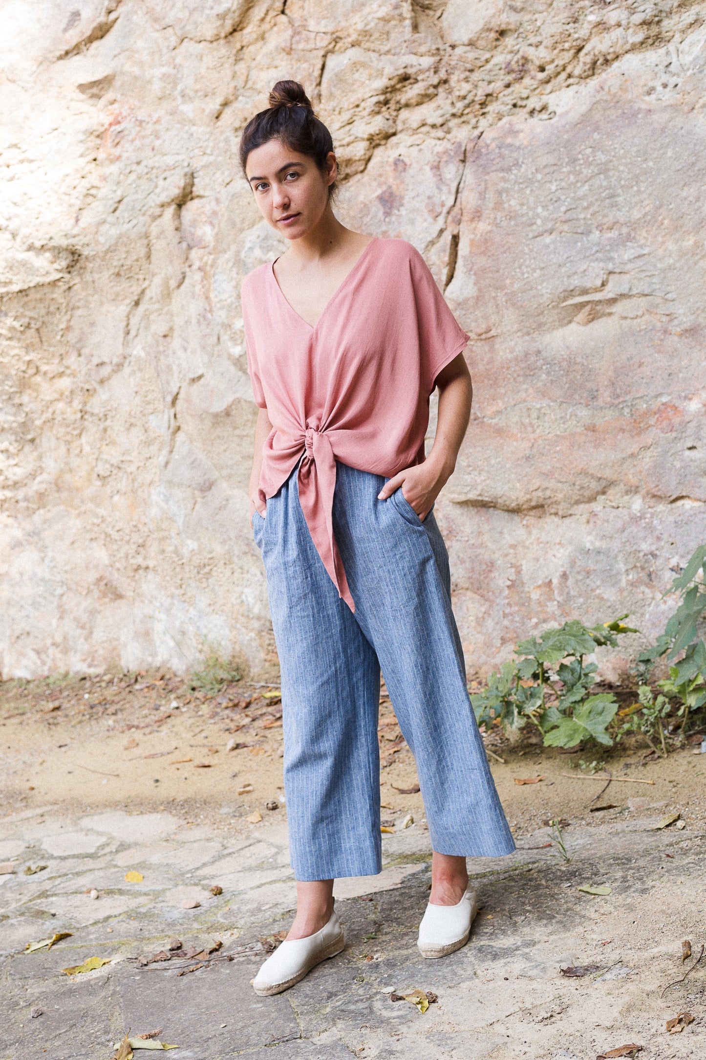 Pantalón Beti – patrón de costura PDF, vista lateral
