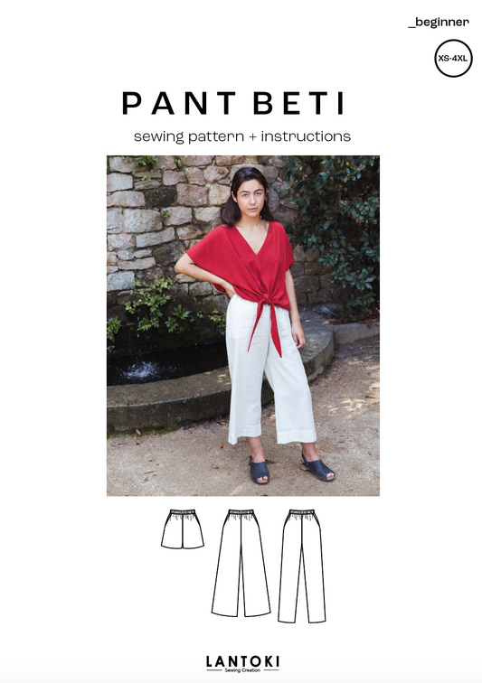Pantalón Beti – patrón de costura PDF, portada