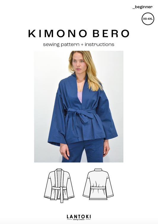 Kimono – patrón de costura PDF, portada
