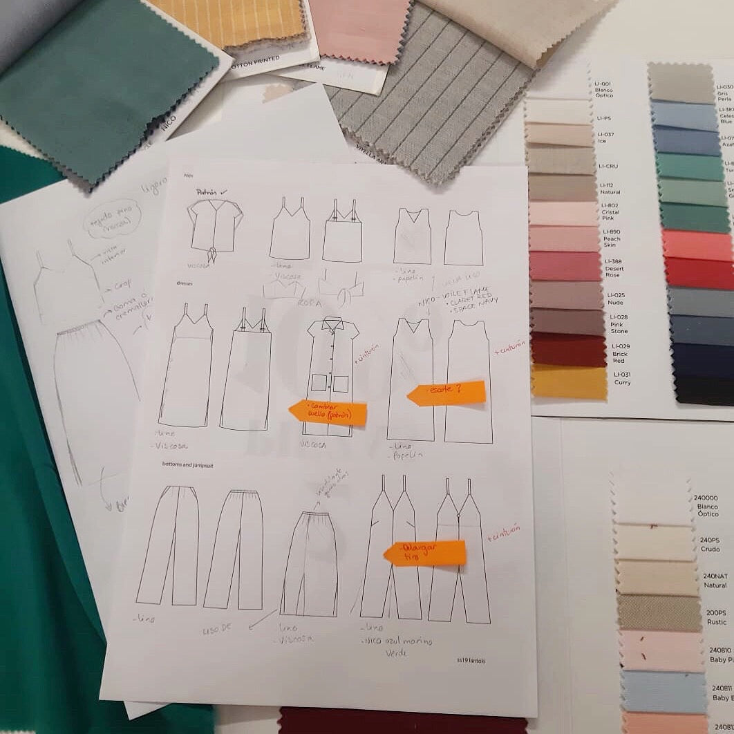 fase de diseño coleccion