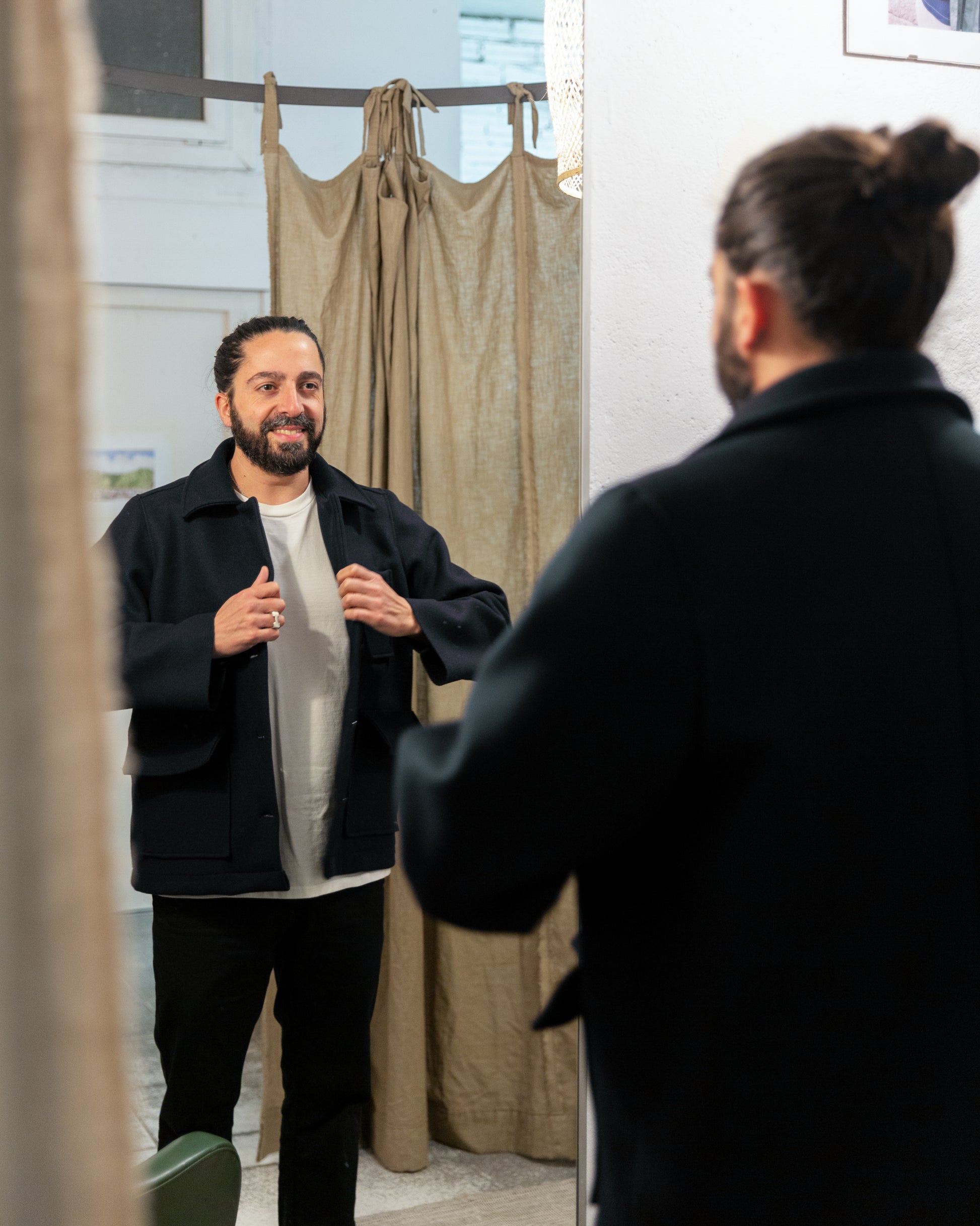 Chaqueta Worker – patrón de costura PDF, vista frontal