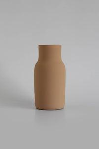 Blanc Collection 01 - Jarrón beige - Jarrón de cerámica - Decoración del hogar