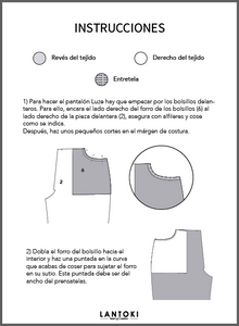 Luze pants pattern
