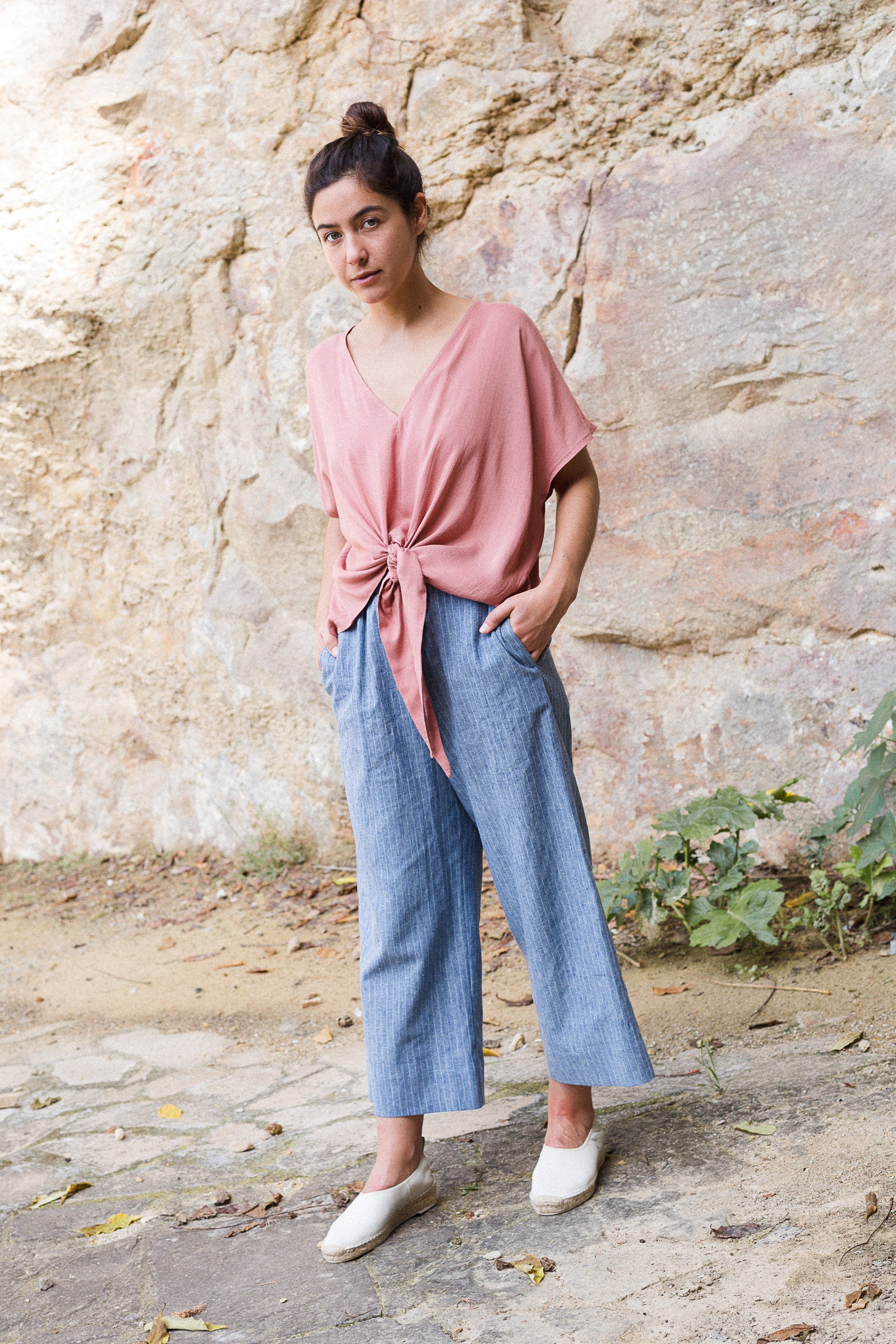 Pantalón Beti – patrón de costura PDF, vista lateral